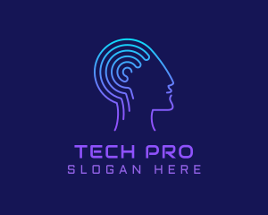 Technology - Artificial Intelligence Technology logo design