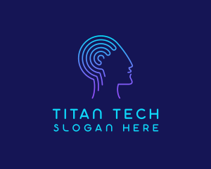 Artificial Intelligence Technology logo design