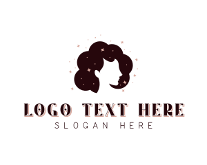 Hair Stylist - Afro Hairstyle Beauty logo design