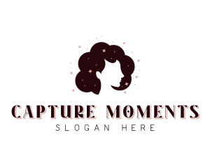 Sparkling - Afro Hairstyle Beauty logo design