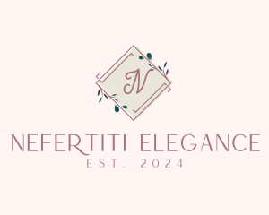 Nature Boutique Elegant logo design