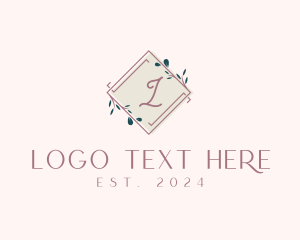 Letter - Nature Boutique Elegant logo design