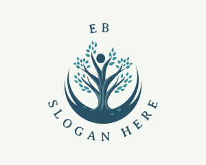 Organic Wellness Tree Logo