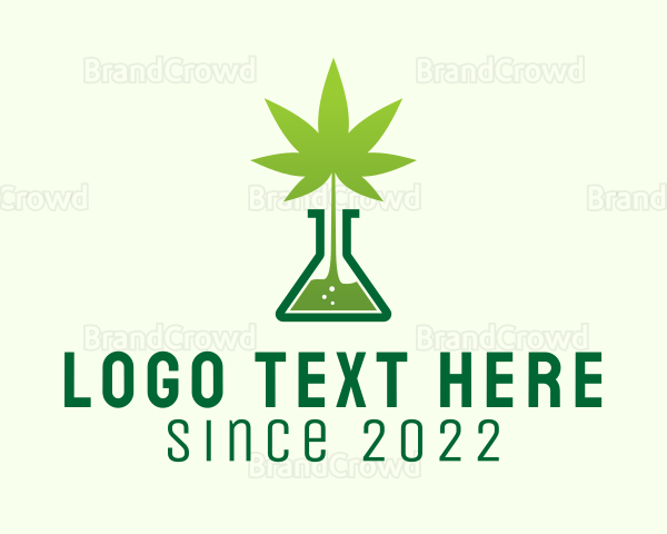 Medical Flask Cannabis Logo