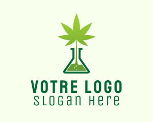 Medical Flask Cannabis  Logo