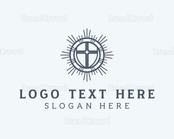 Christianity Catholic Cross Logo