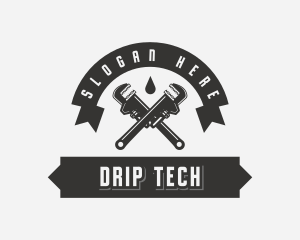 Wrench Plumbing Maintenance logo design