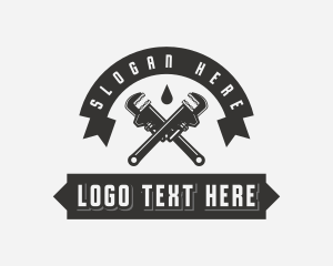 Emblem - Wrench Plumbing Maintenance logo design