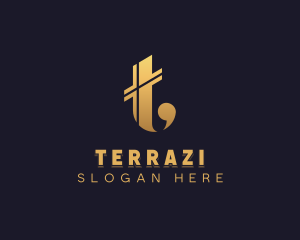 Gold Fashion Tailoring logo design