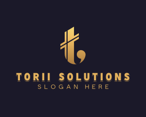 Gold Fashion Tailoring logo design