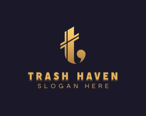 Gold Fashion Tailoring logo design