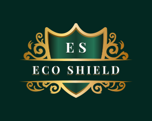 Ornamental Luxury Shield logo design