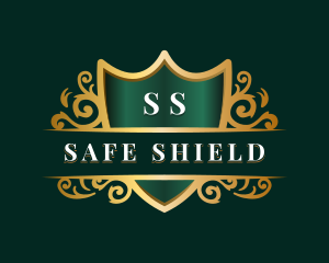 Ornamental Luxury Shield logo design