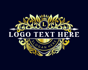 Highend - Premium Floral Crest logo design