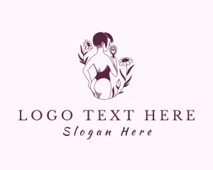 Sexy Woman Lingerie Logo