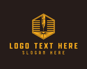 Mechanical - Industrial Laser Engraving logo design