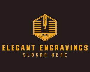 Industrial Laser Engraving logo design