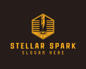 Industrial Laser Engraving logo design