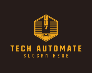 Industrial Laser Engraving logo design