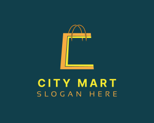 Department Store - Shopping Bag Letter C logo design