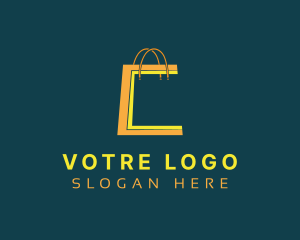 Shopping - Shopping Bag Letter C logo design
