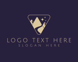 Outdoor - Mountain Trail Pathway logo design