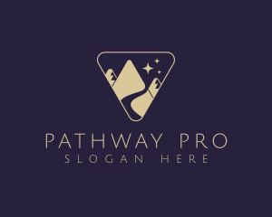 Mountain Trail Pathway logo design
