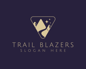 Mountain Trail Pathway logo design