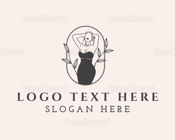 Dress Fashion Model Logo