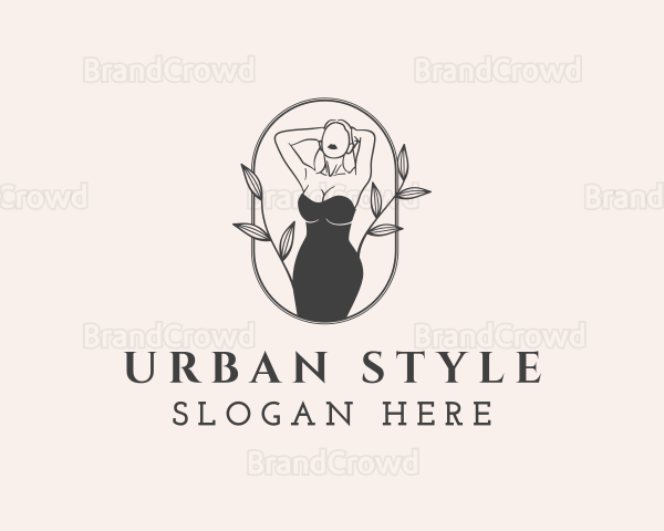 Dress Fashion Model Logo