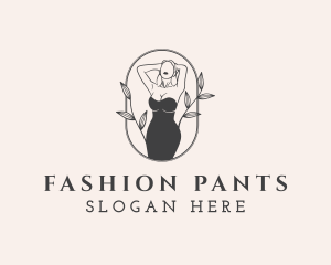 Dress Fashion Model  logo design