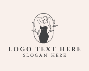 Fashion Designer - Dress Fashion Model logo design