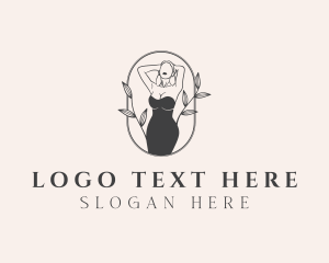 Lady - Fashionista Model Woman logo design