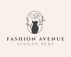 Dress Fashion Model  logo design