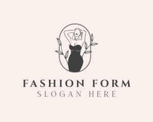 Dress Fashion Model  logo design