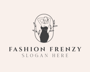 Dress Fashion Model  logo design