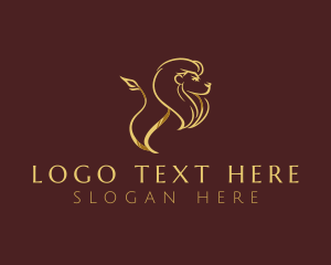 Animal - Luxury Lion Firm logo design