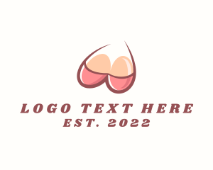 Lingerie - Egg Sexy Boobs logo design