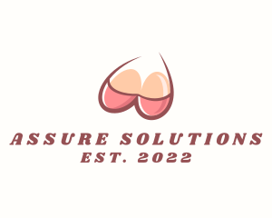 Ass - Egg Sexy Boobs logo design