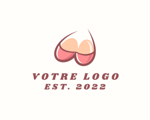 Woman - Egg Sexy Boobs logo design