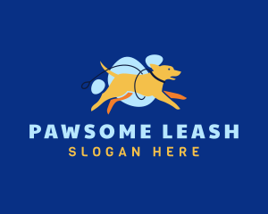 Puppy Dog Leash  logo design