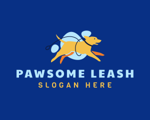 Leash - Puppy Dog Leash logo design