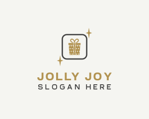 Christmas Gift Box logo design