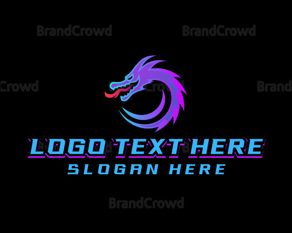 Cyber Gaming Dragon Logo
