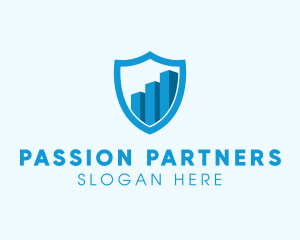 Financial Protection Shield logo design