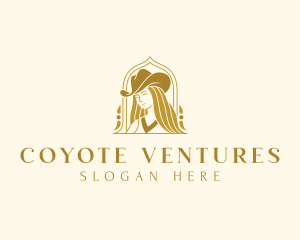 Cowgirl Western Fashion logo design