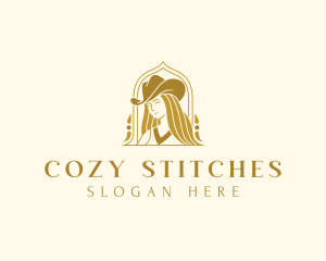 Cowgirl Western Fashion logo design