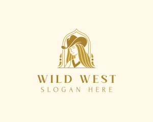 Saloon - Cowgirl Western Fashion logo design