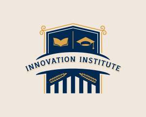 Institute - University Academy Education logo design