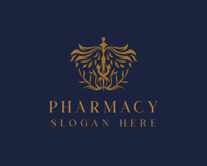 Caduceus Medical Pharmacy logo design
